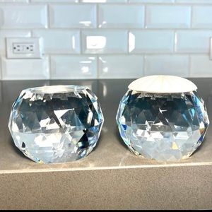 Optical Crystal Ball
Shaped Tea-light
Holders Gem-cut
Diamond Candle
Decoration